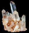 Tangerine Quartz Crystal Cluster - Madagascar #58872-1